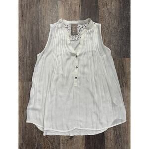 Dolan Left Coast Collection Sleeveless Blouse Cottagecore